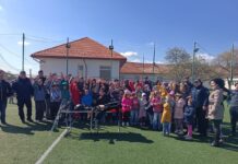 Jandarmii, în mijlocul elevilor de la Stănești