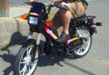 Înapoi la pușcărie după o scurtă plimbare cu mopedul