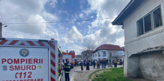 Pieton rănit după o ciocnire între trei mașini