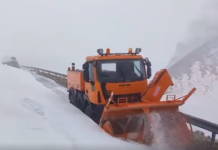 Pe Transalpina e încă zăpadă. Drumul rămâne închis