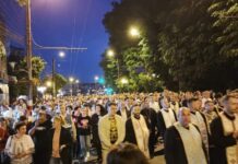 Procesiune religioasă, diseară, la Târgu Jiu
