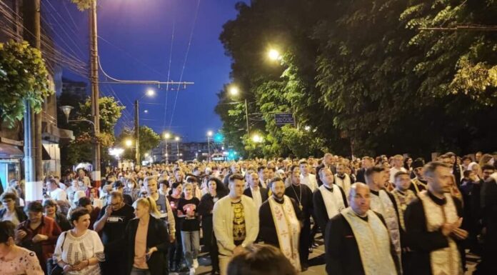 Procesiune religioasă, diseară, la Târgu Jiu