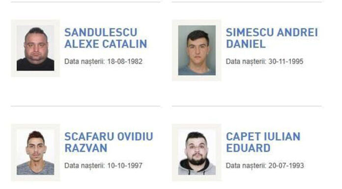 Patru tineri din Gorj, dați în urmărire internațională