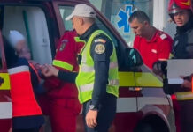Bebeluș rănit în accident, la Drăguțești