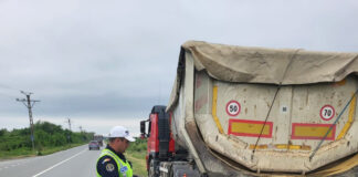 Amenzi pe bandă rulantă și vehicul imobilizat în Gorj, în acțiunea TRUCK&BUS