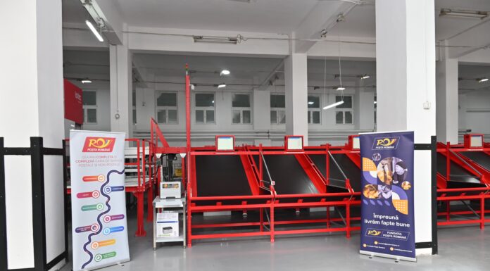 Poșta Română investește 500.000 de euro într-un nou echipament automat de sortare a coletelor