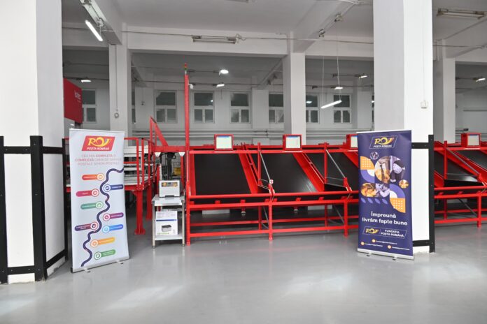 Poșta Română investește 500.000 de euro într-un nou echipament automat de sortare a coletelor