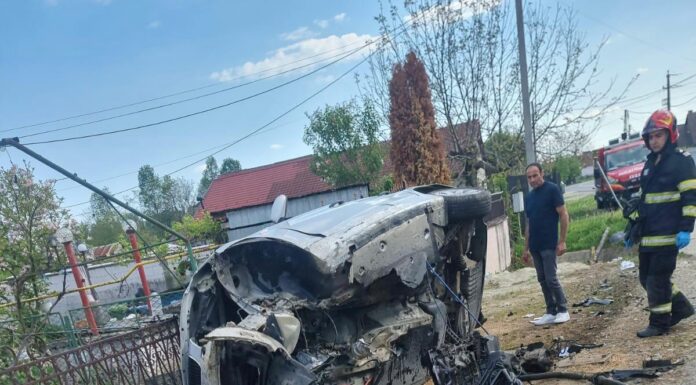 FOTO: Accident la Turcinești