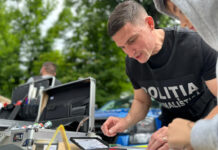 Poliția, în acțiune la Școala Gimnazială ,,Alexandru Ștefulescu”