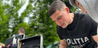 Poliția, în acțiune la Școala Gimnazială ,,Alexandru Ștefulescu”