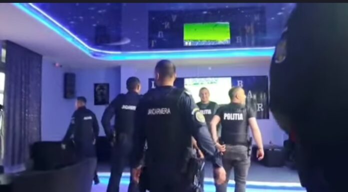 VIDEO: Razie a polițiștilor și jandarmilor într-un oraș din Gorj