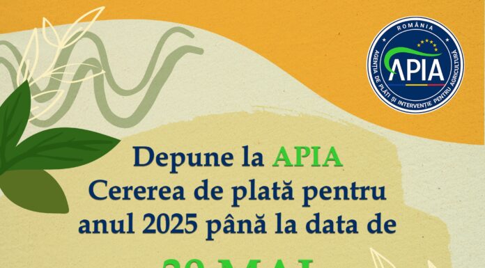 30 mai, ultima zi pentru depunerea cererilor de plată la APIA