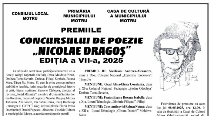 Talente literare din toată țara se întâlnesc la Motru