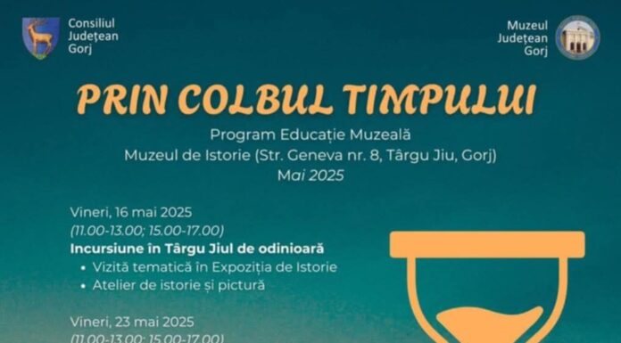 Copiii din Gorj, invitați să exploreze istoria „Prin colbul timpului”