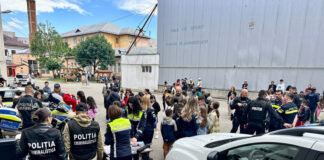 O zi din viața unui polițist, la Colegiul Național Tudor Vladimirescu