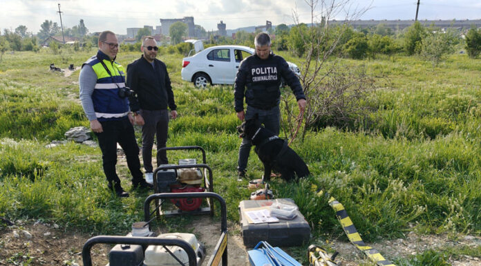 Cercetat în libertate, după ce câinele polițist i-a găsit toate bunurile furate