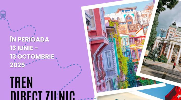 Trenul „România” te duce zilnic în Bulgaria și Turcia, din iunie