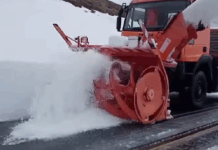 Deszăpezire pe Transalpina