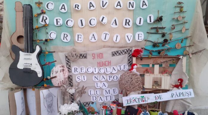 Caravana Reciclării Creative: educație prin joc și artă la Școala Gimnazială “Pompiliu Marcea” Târgu Jiu