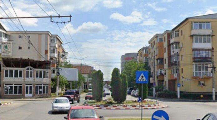 O intersecție din Târgu Jiu devine sens giratoriu