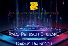 S-au calificat la etapa națională a Olimpiadei de Inteligență artificială