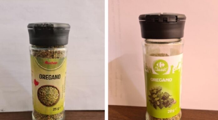 Sortiment de condimente, retras de urgență de la vânzare din Carrefour