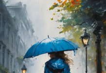 Orfană… – Două urme prelungi de lacrimi pe obraji… potop în suflet!