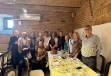 Ședința de lucru din luna mai 2025, a Cenaclului „Hohote” din Târgu Jiu