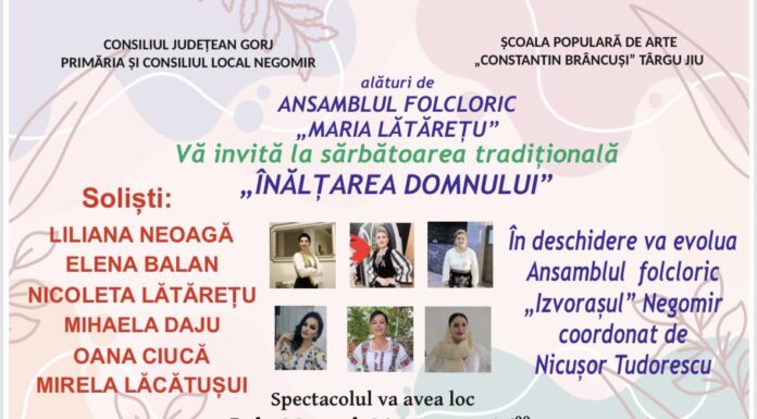 „Înălțarea Domnului” sărbătorită prin cântec și dans la Negomir