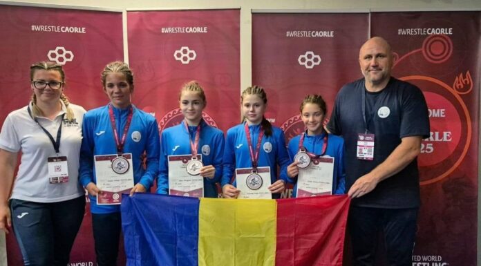 Bronz european pentru o luptătoare din Gorj