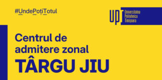 Universitatea Politehnica Timișoara, mai aproape de elevii din Gorj! Centru zonal de admitere la Târgu-Jiu
