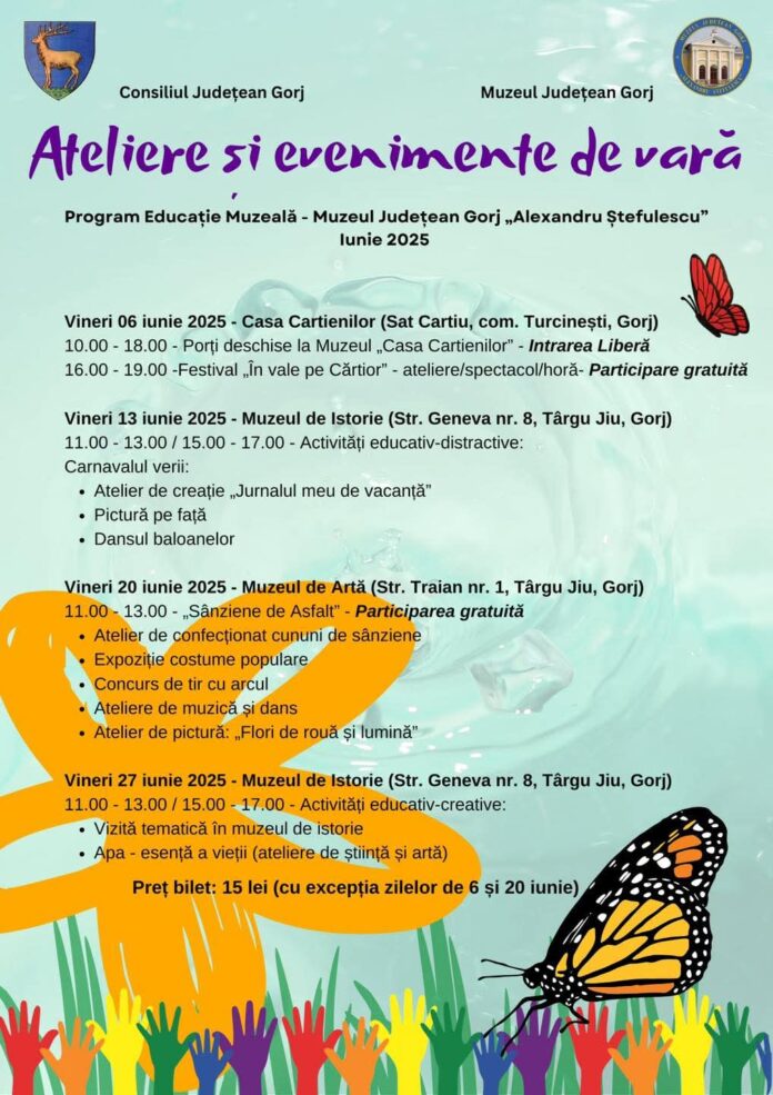 Jurnalul verii se scrie la Muzeul Județean Gorj