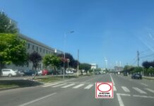 Stradă din Rovinari, închisă