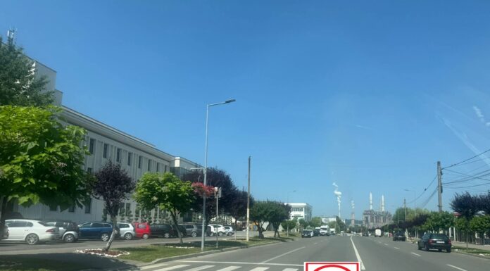 Stradă din Rovinari, închisă