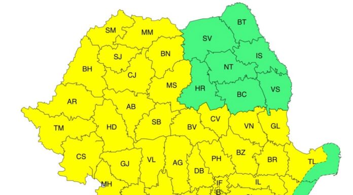 Meteorologii au emis un nou cod galben de caniculă