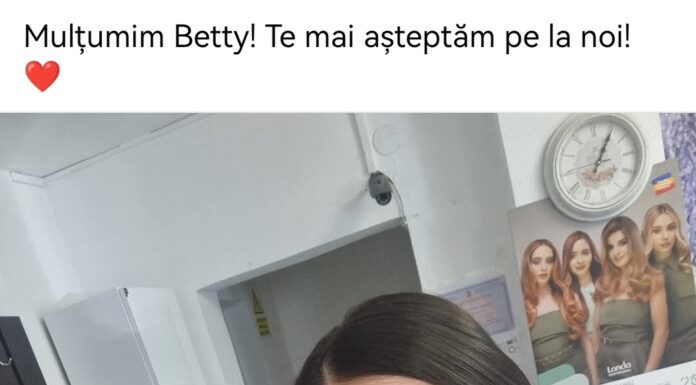 FOTO: Betty, fiica lui Florin Salam, la un salon de înfrumusețare din Târgu-Cărbunești