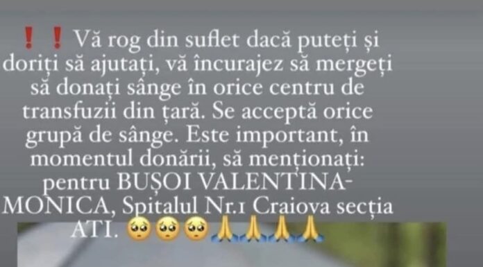 Tânăra lovită de tren la Turceni are nevoie de sânge! „Este una dintre cele mai bune studente de la anul al doilea”