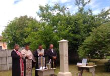 UN MONUMENT, O INTENȚIE – realizate! – La Sfânta Înălțare, 29 mai 2025, au fost sărbătoriți eroii comunei și, totodată, a fost sfințit MONUMENTUL închinat ȘCOLII LOGREȘTENE