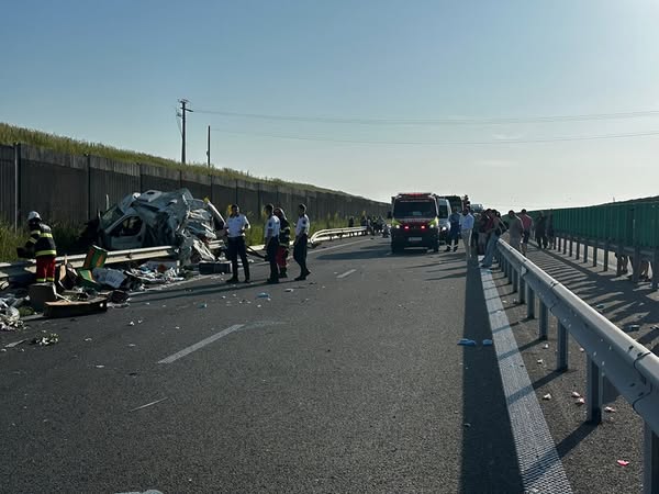 Drumul Craiova-Pitești, blocat din cauza unui accident grav