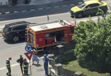 Tamponare în fața sediului CEO