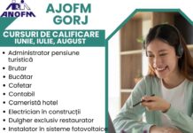 AJOFM Gorj califică șomeri în 12 meserii cerute pe piața muncii