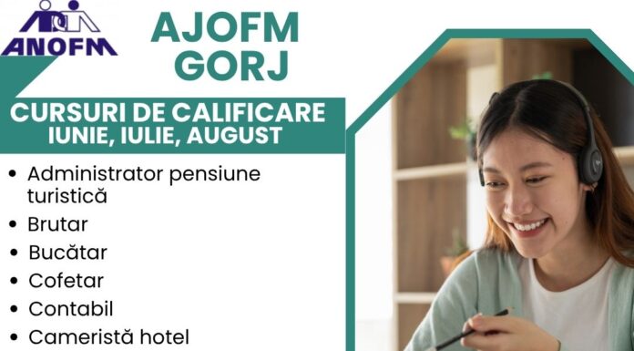 AJOFM Gorj califică șomeri în 12 meserii cerute pe piața muncii