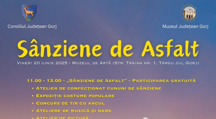 ”Sânziene de Asfalt” – Tradiții și culoare în inima Târgu Jiului