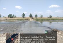 Transport ilegal de agregate prin albia Jiului