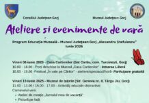 Ateliere, spectacole și tradiții pentru toate vârstele, organizate de Muzeul Județean Gorj