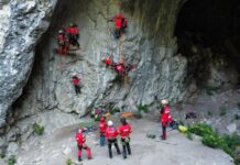 Salvatorii montani se antrenează la Cheile Turzii