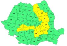 Cod galben în Gorj. Instabilitate atmosferică