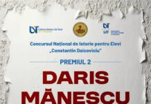 Un nou premiu pentru liceanul Daris Mănescu