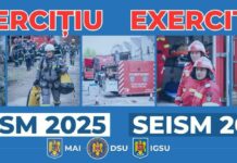 Atenție, exercițiu! Echipaje de pompieri din Gorj se deplasează spre Capitală