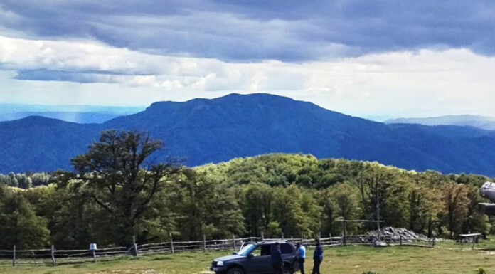 Un șofer rămas cu mașina în pană, ajutat de un echipaj de jandarmi